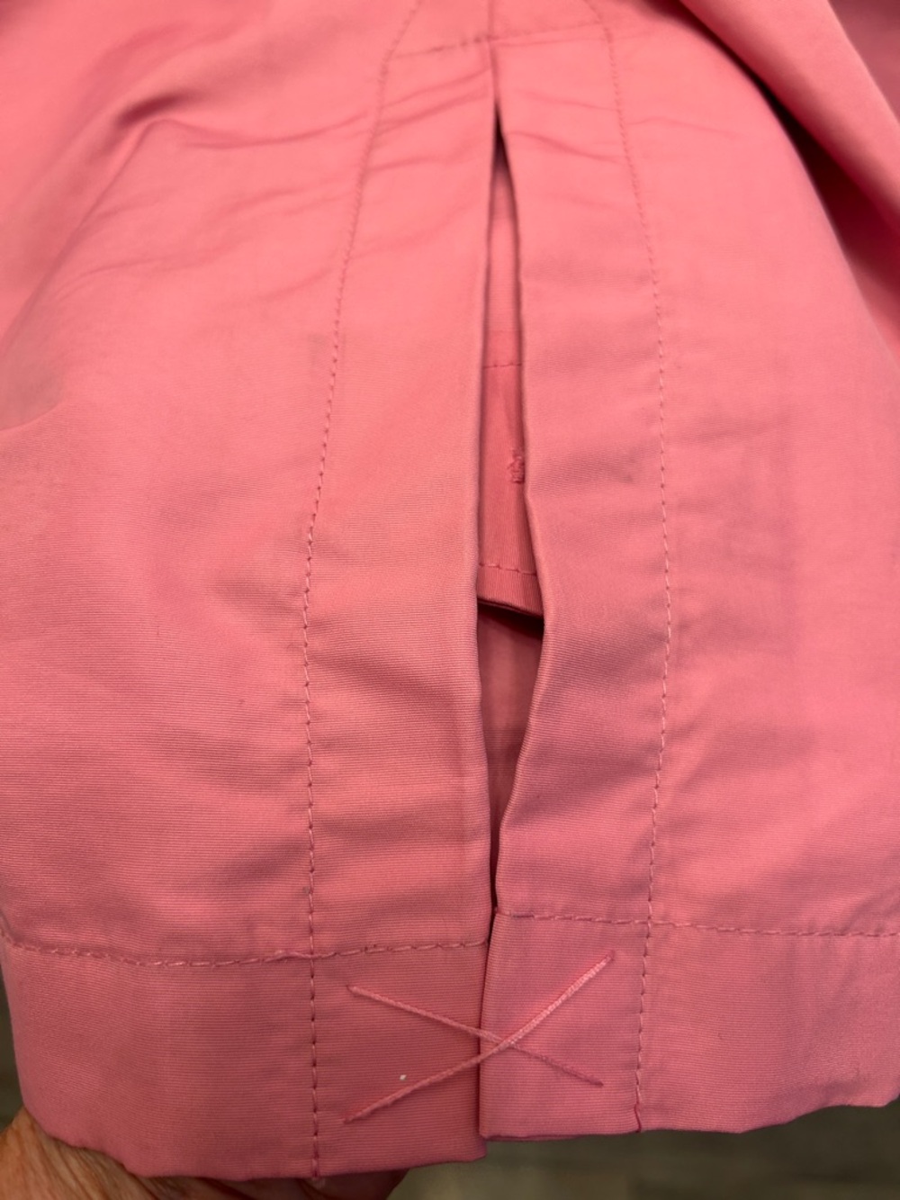 Ralph Lauren Roses Pink Double-Breasted Trench Raincoat with Belt - Picture 11 of 15
